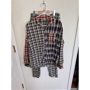 Sleepy Jones Women's Plaid Pajama Set Cotton M